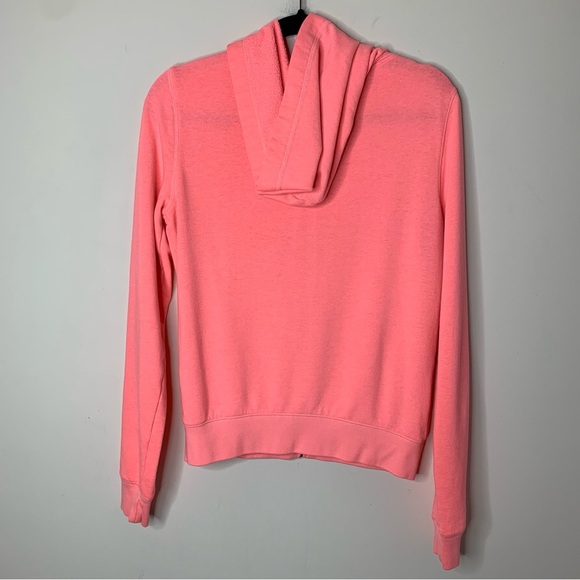 Pink Victoria's Secret Sweater Hoodie Zip up Sweatshirt Pink y2k early 2000 S - Picture 10 of 14